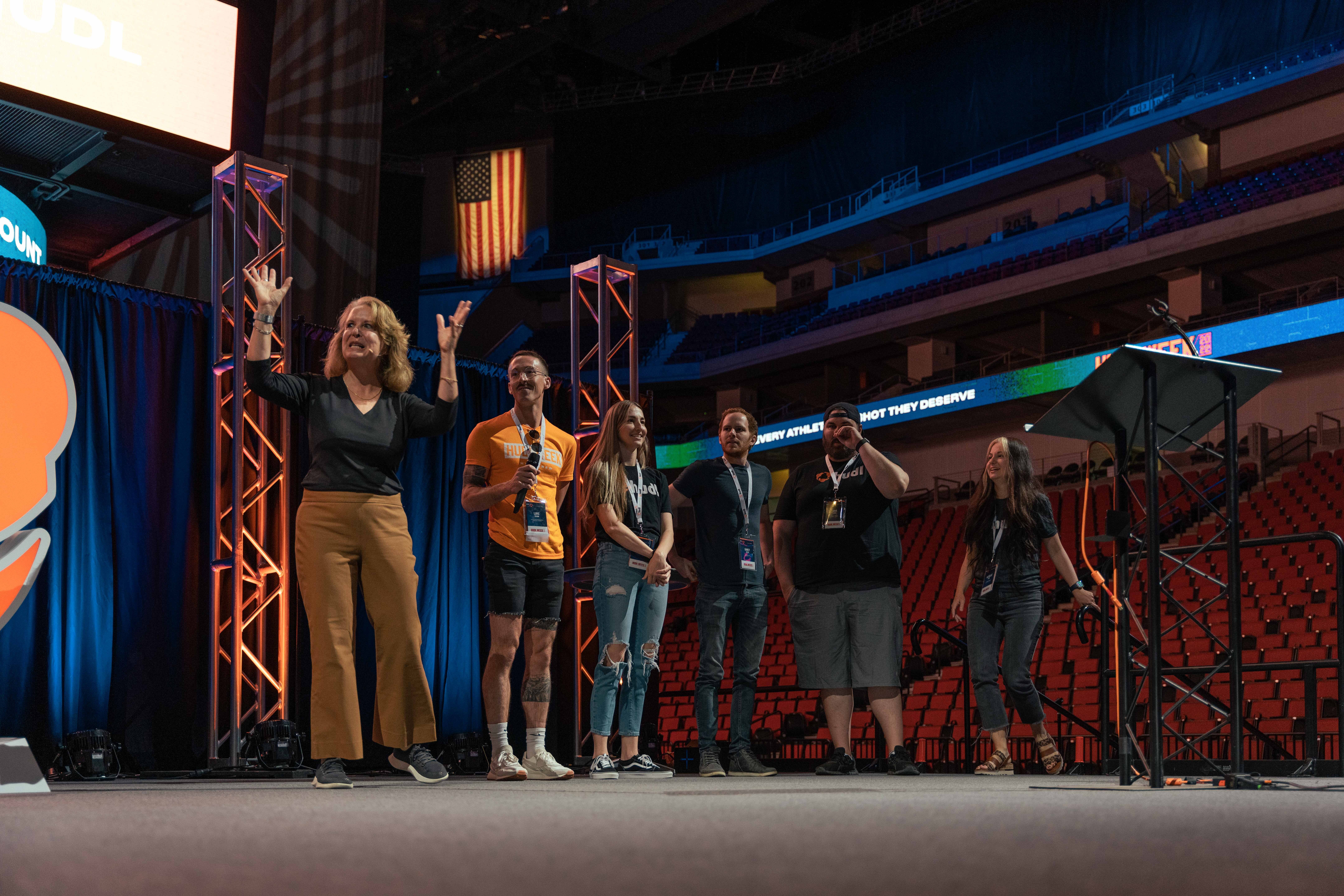 Karen Cvitkovich at Hudl Week