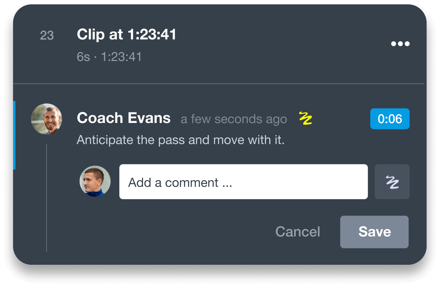 Team Messaging Interface